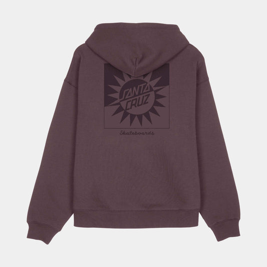 Santa Cruz | Sun Up Dot Hoodie Cocoa Powder