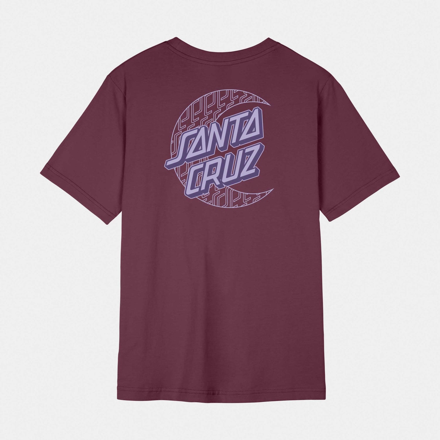 Santa Cruz Imprint Moon Dot T-Shirt Dark Cherry