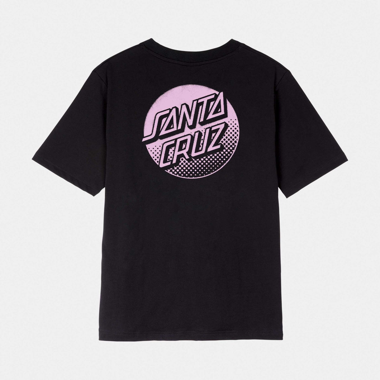 Santa Cruz Mono Stamped Dot T-Shirt Black