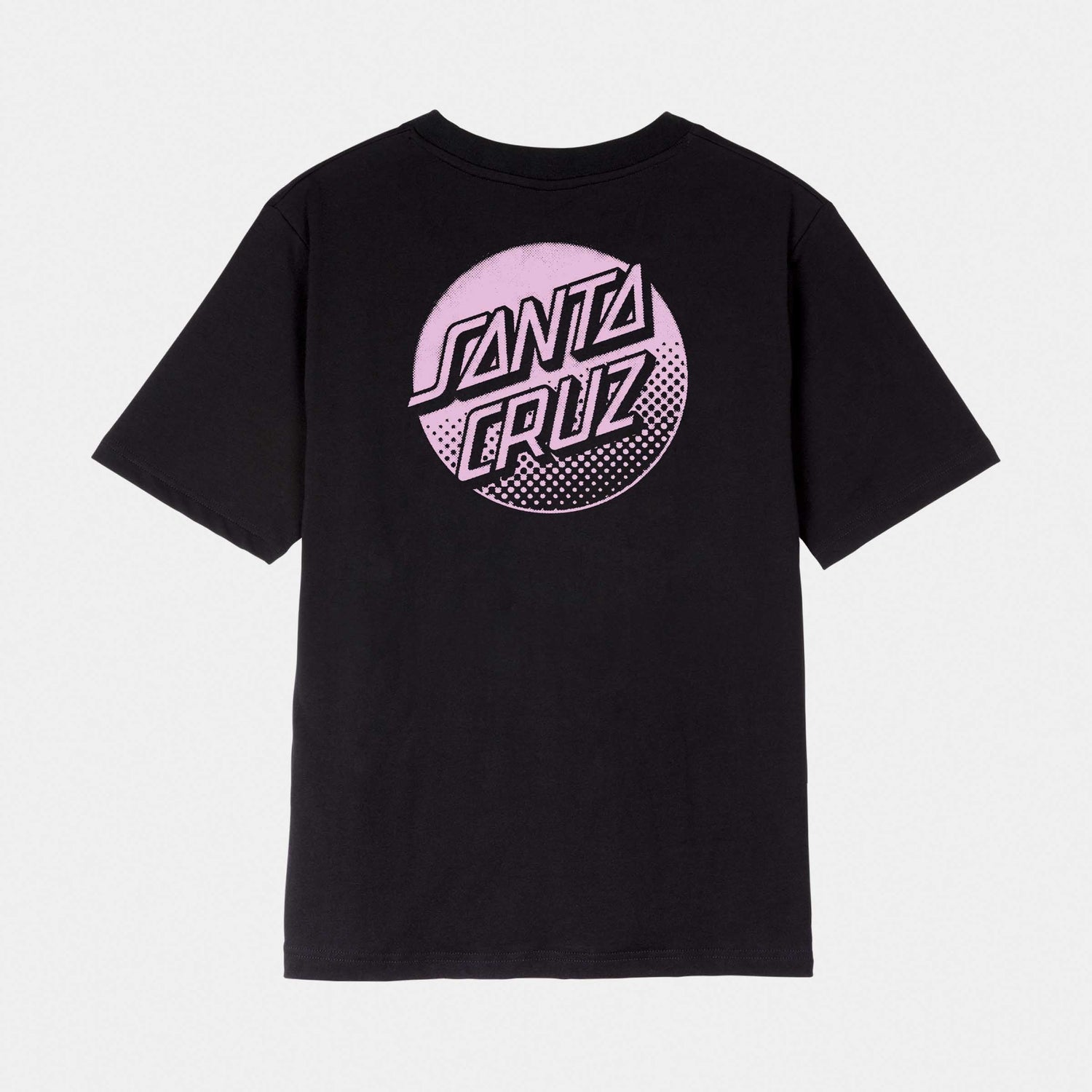 Santa Cruz Mono Stamped Dot T-Shirt Black