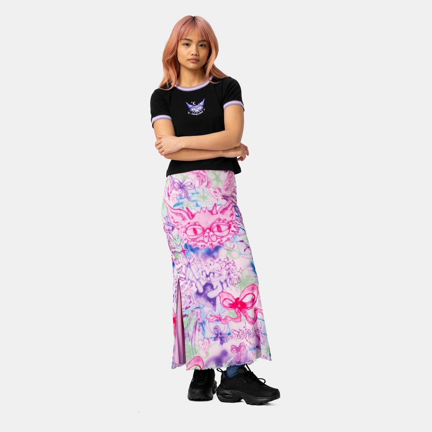 Santa Cruz Night Critter Mini T-Shirt Black