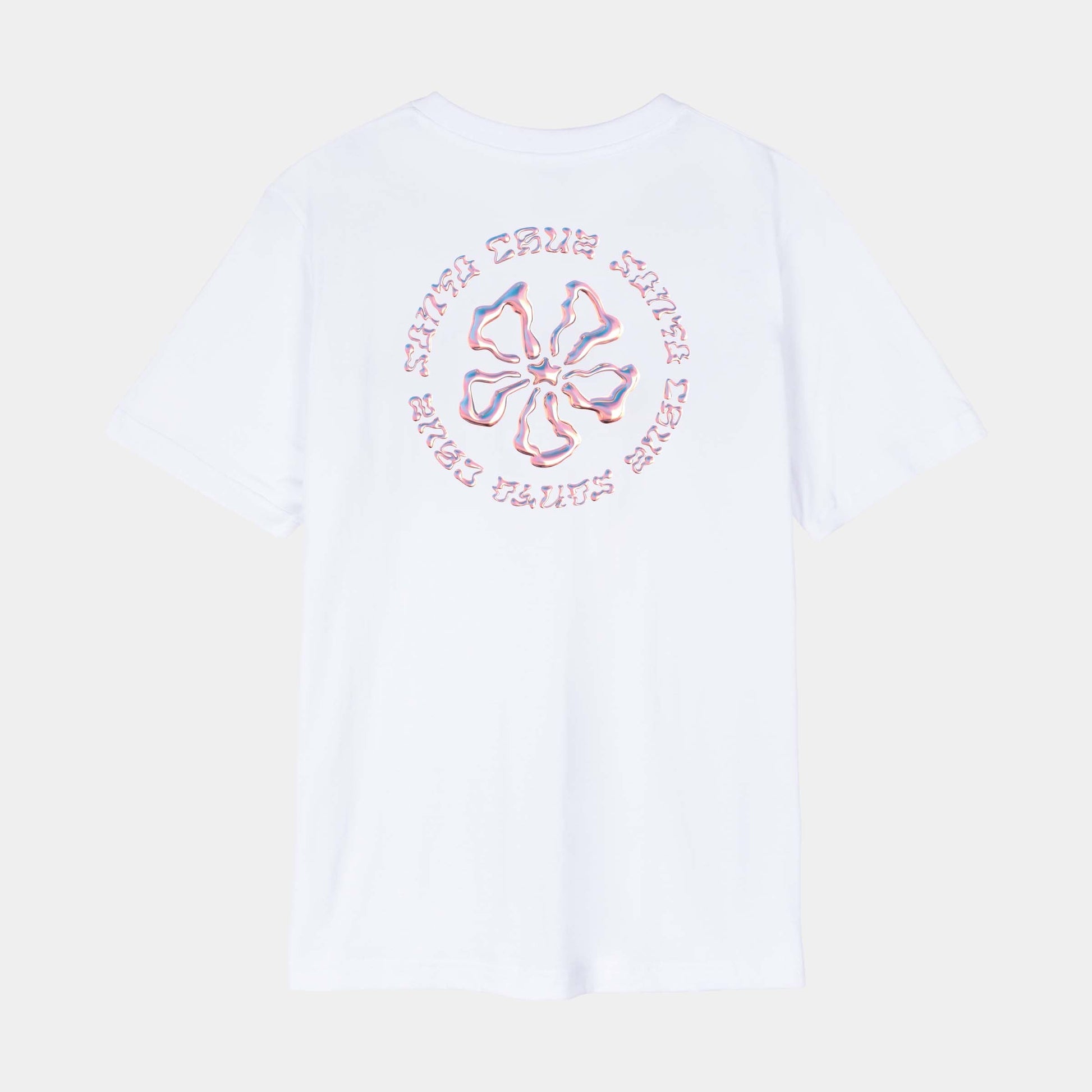 Santa Cruz | Chrome Ringed Flower T Shirt White