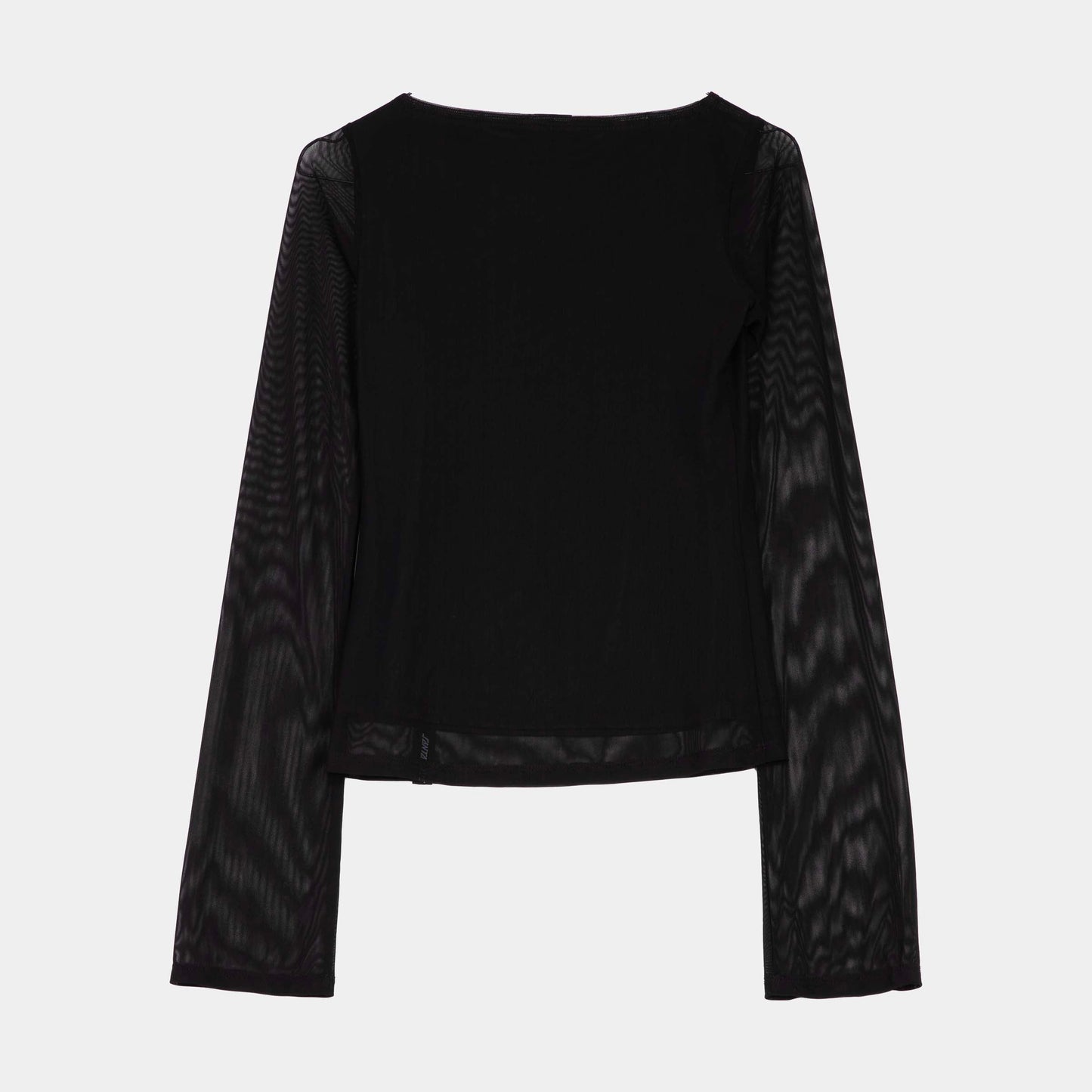 Santa Cruz | Strip Boat Neck Long Sleeve Top Black