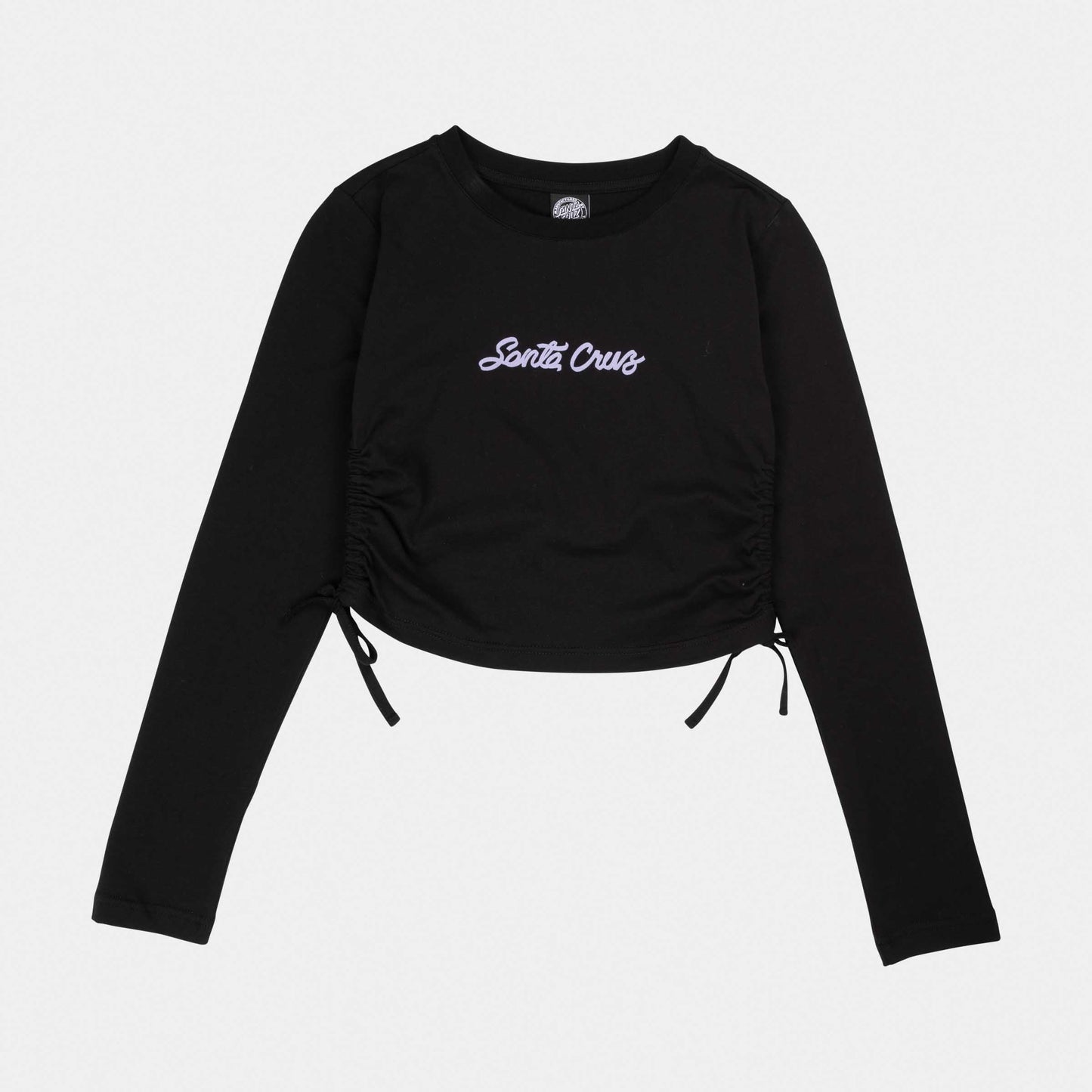 Love Script Strip Tie L/S Top
