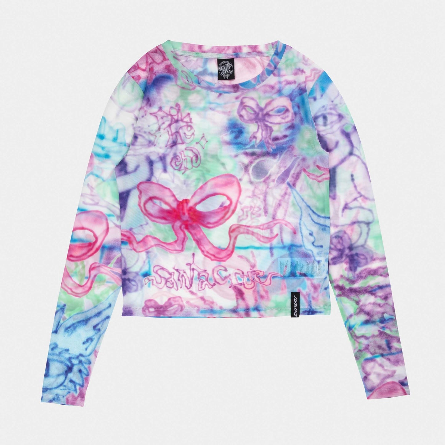 Santa Cruz Strip Digi Mesh L/S Top Critter