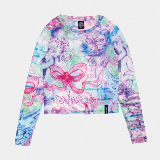 Santa Cruz Strip Digi Mesh L/S Top Critter