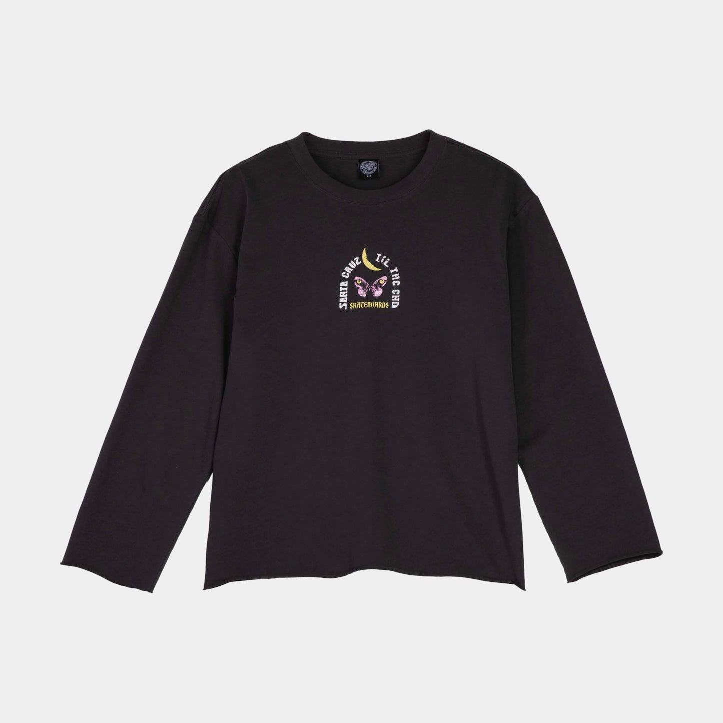 Santa Cruz | Night Visions Mini Long Sleeve T Shirt Charcoal Wash