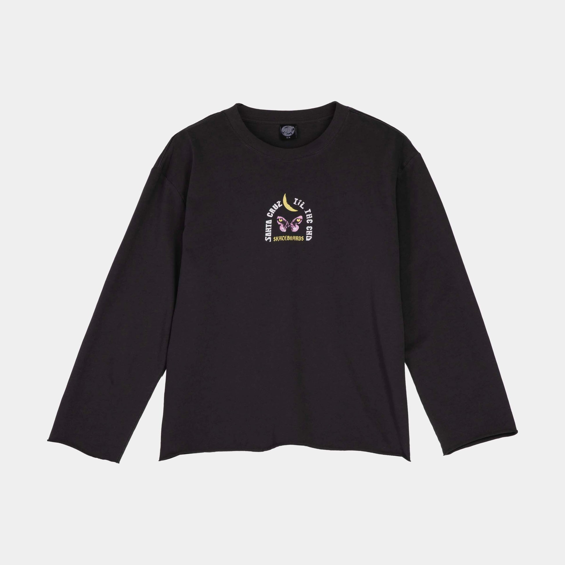 Santa Cruz | Night Visions Mini Long Sleeve T Shirt Charcoal Wash