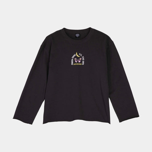Santa Cruz | Night Visions Mini Long Sleeve T Shirt Charcoal Wash