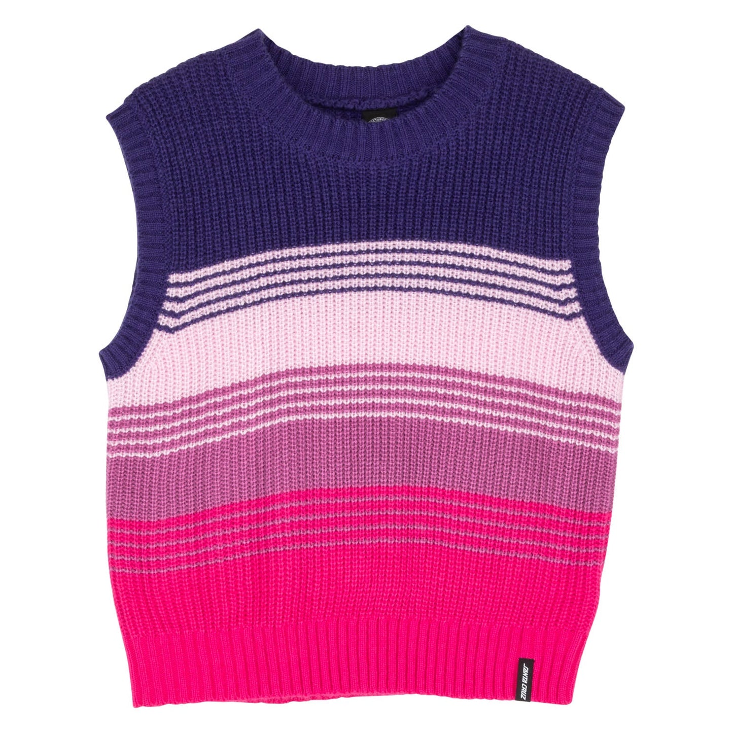 Santa Cruz Afterglow Knit Vest - Purple/Pink Fade