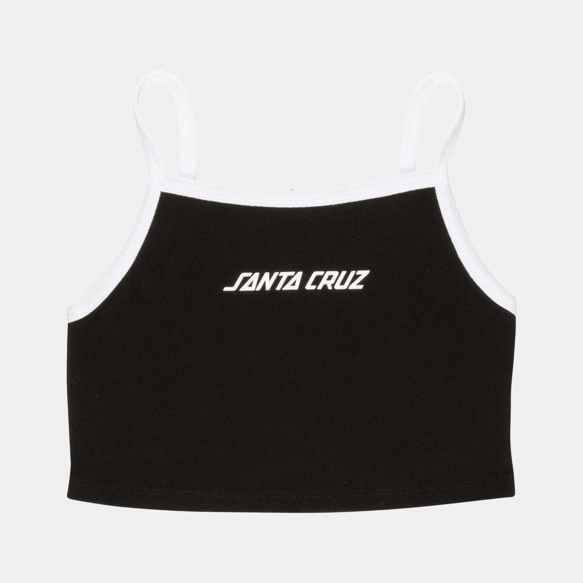 Santa Cruz | Strip Contrast Vest Black White