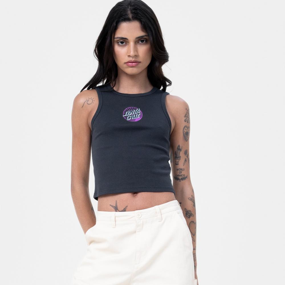 Santa Cruz | Retreat Dot Tank Black Wash