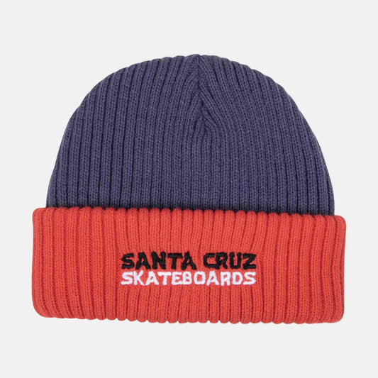 Santa Cruz Youth Screaming Connect Beanie Heritage Blue