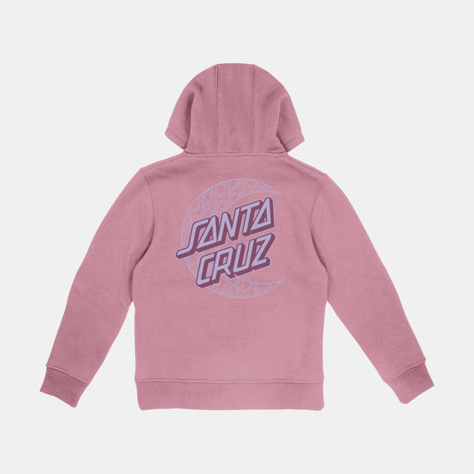 Santa Cruz Youth Imprint Moon Dot Hoodie Universal Pink