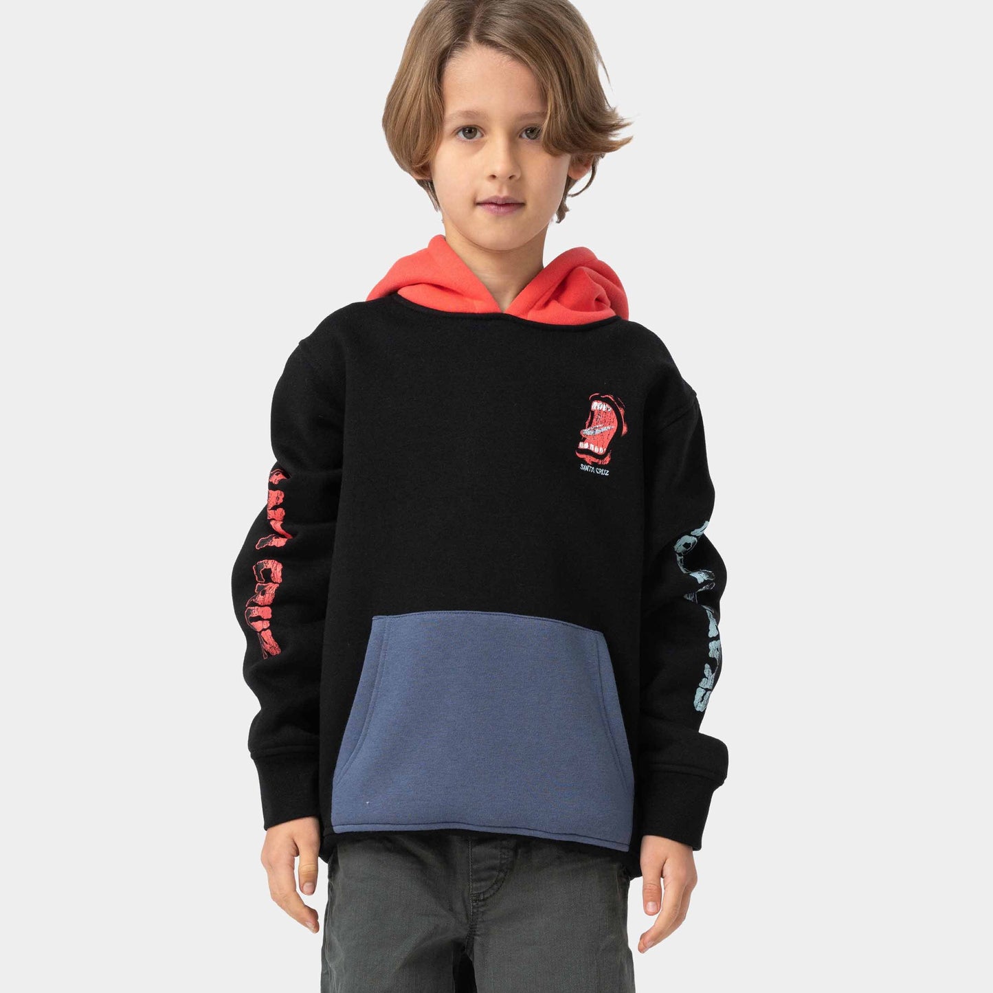 Santa Cruz Youth VTG Screaming Connect Hoodie Black