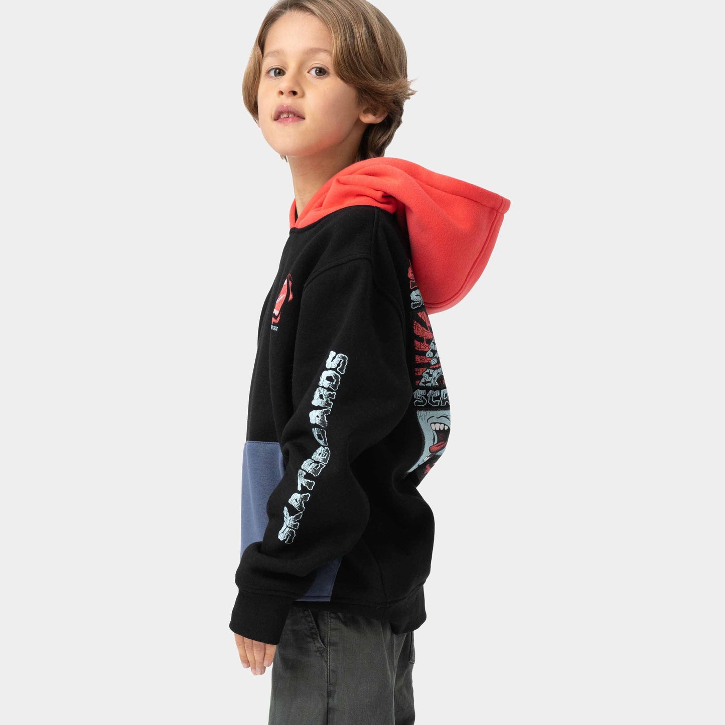 Santa Cruz Youth VTG Screaming Connect Hoodie Black