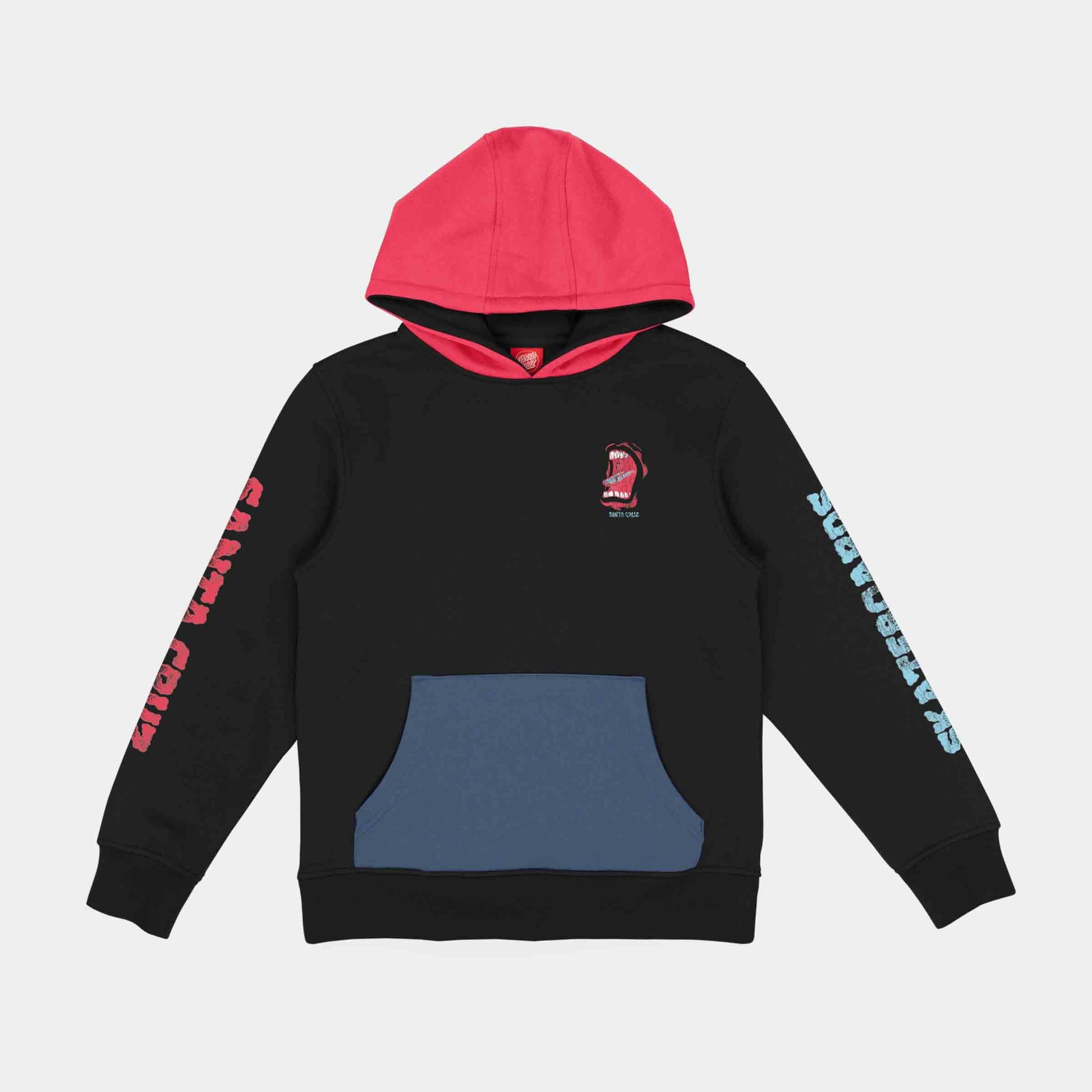 Santa Cruz Youth VTG Screaming Connect Hoodie Black