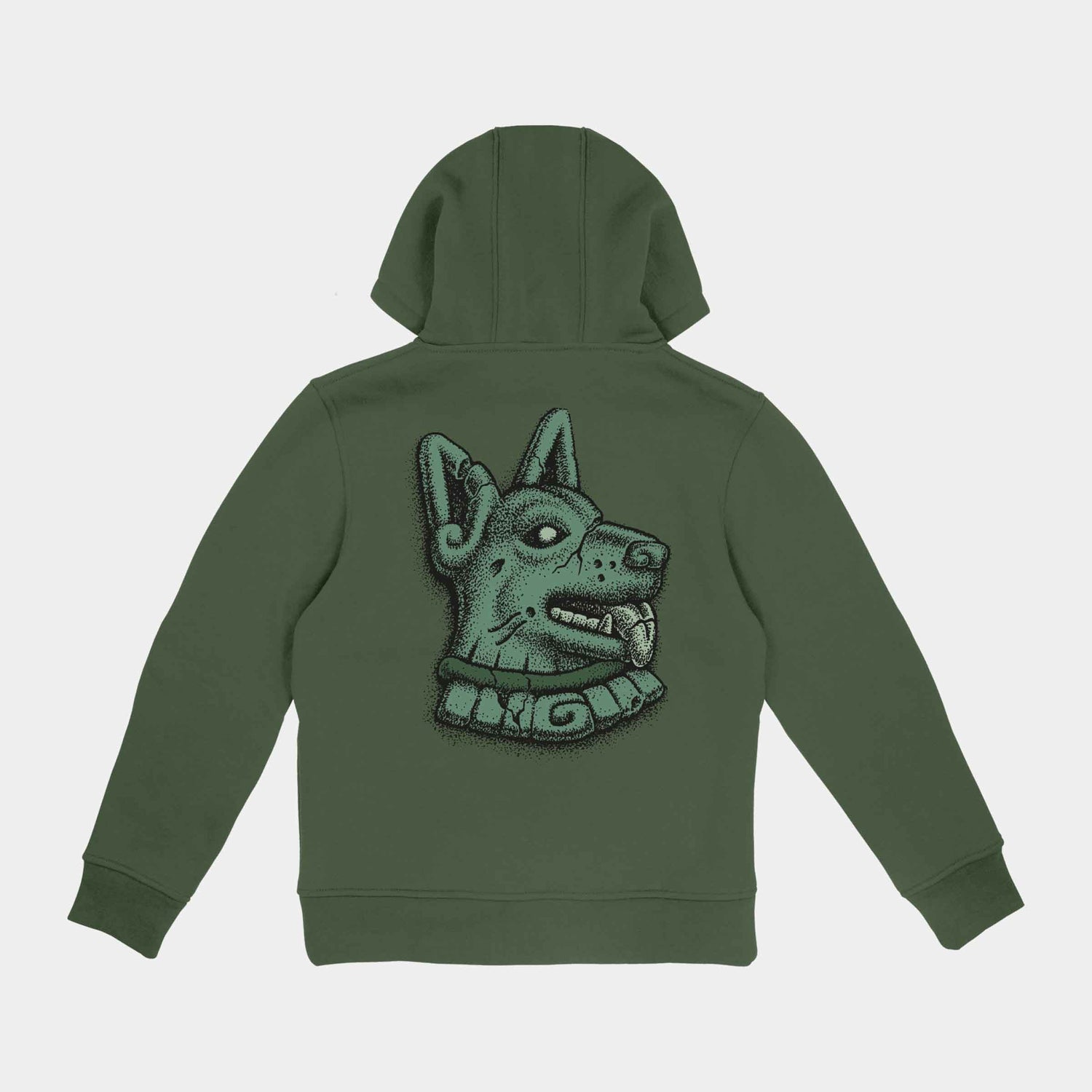 Santa Cruz Youth Winkowski Dog Hoodie Dark Moss
