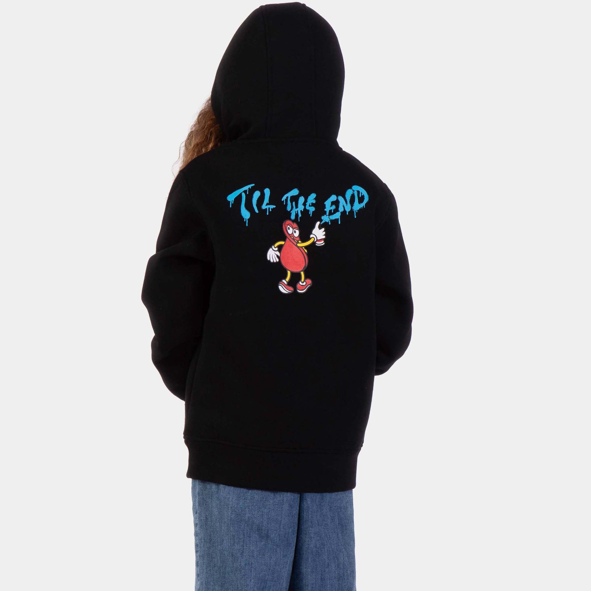 Santa Cruz | Youth Dot Guy Tte Hoodie Black