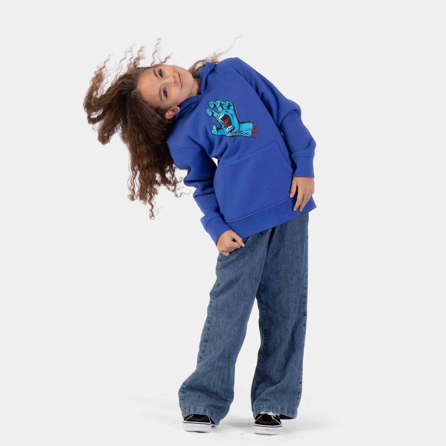 Santa Cruz | Youth Screaming Hand Hoodie Sapphire