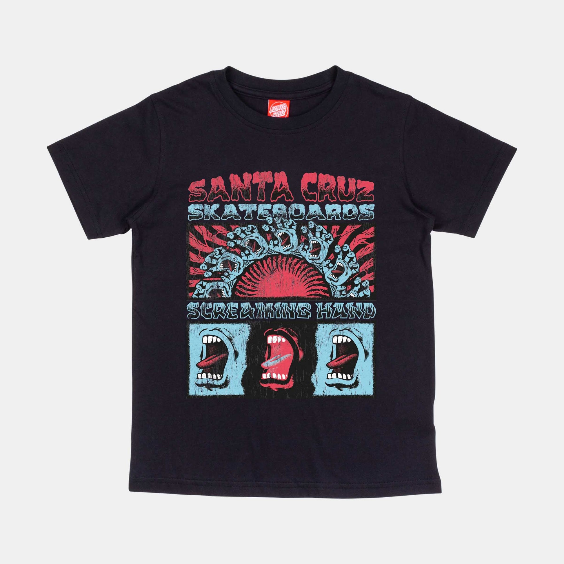 Santa Cruz Youth VTG Screaming Connect T-Shirt Black