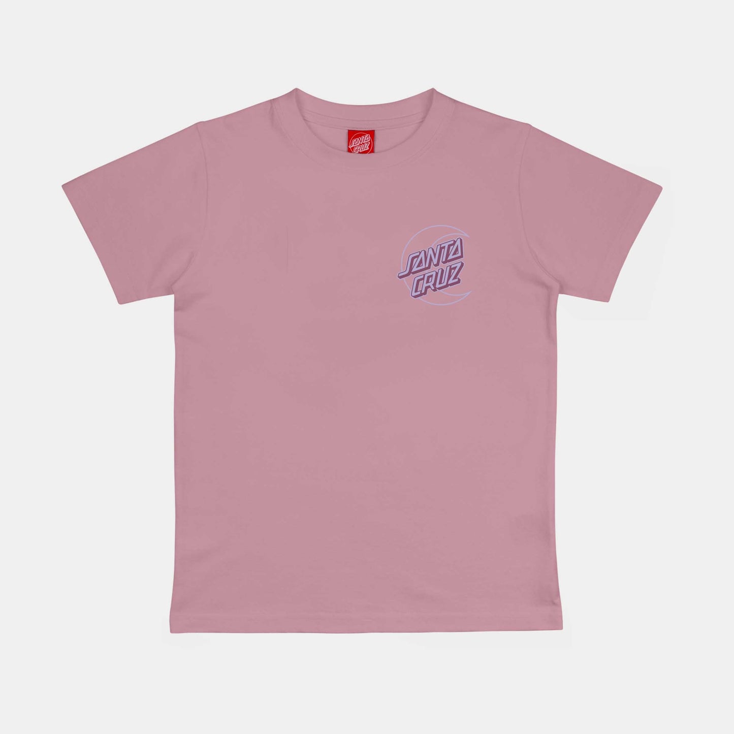 Santa Cruz Youth Imprint Moon Dot T-Shirt Universal Pink