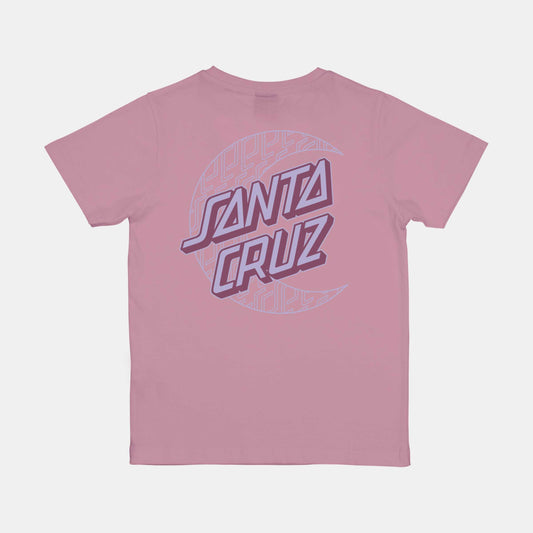 Santa Cruz Youth Imprint Moon Dot T-Shirt Universal Pink