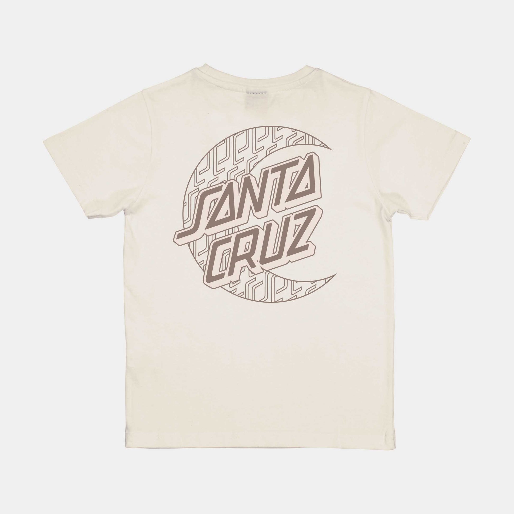 Santa Cruz Youth Imprint Moon Dot T-Shirt Unbleached Cotton