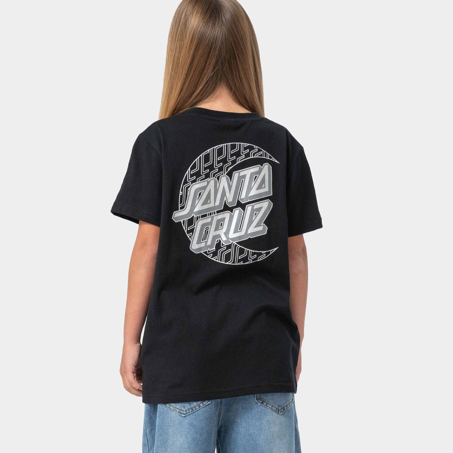 Santa Cruz Youth Imprint Moon Dot T-Shirt Black
