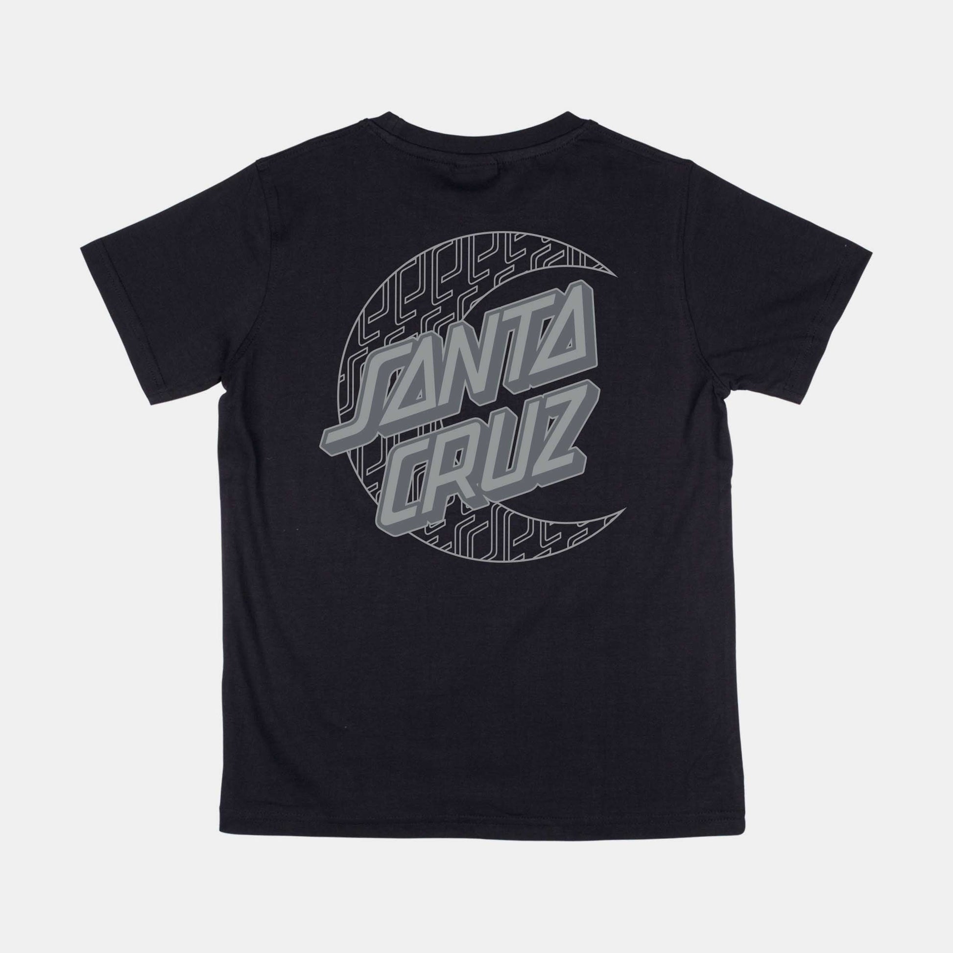 Santa Cruz Youth Imprint Moon Dot T-Shirt Black
