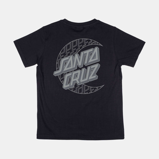 Santa Cruz Youth Imprint Moon Dot T-Shirt Black
