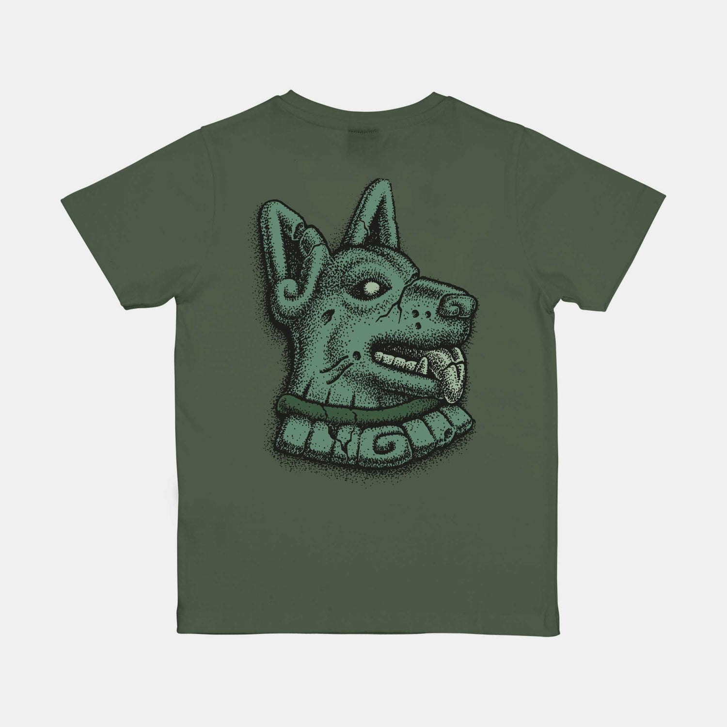 Santa Cruz Youth Winkowski Dog T-Shirt Dark Moss