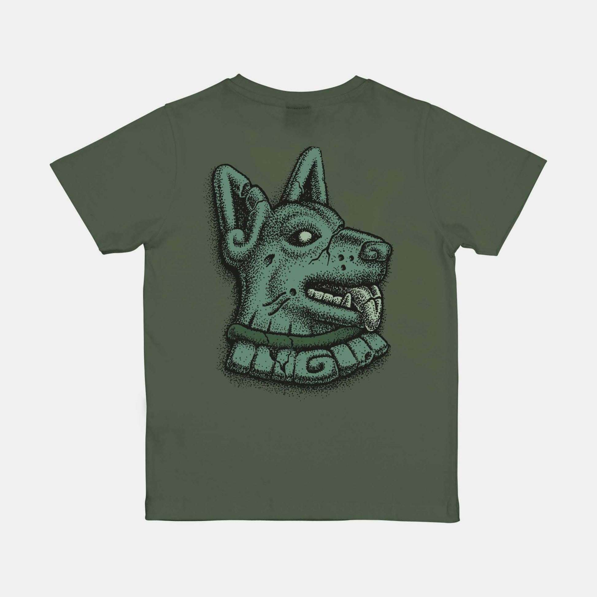 Santa Cruz Youth Winkowski Dog T-Shirt Dark Moss