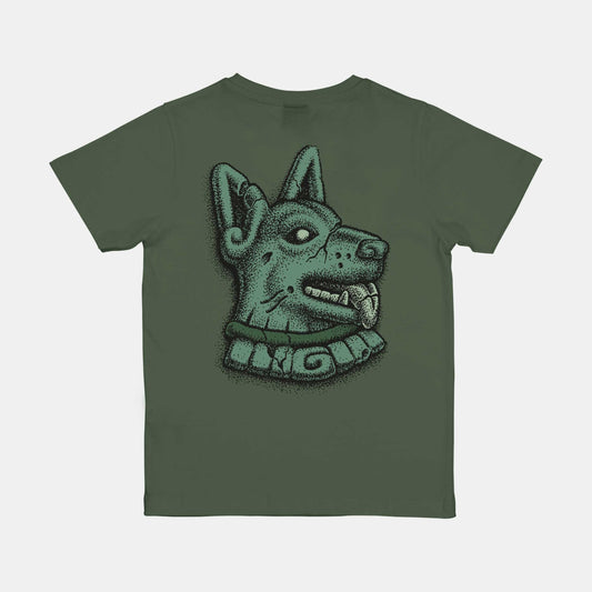 Santa Cruz Youth Winkowski Dog T-Shirt Dark Moss