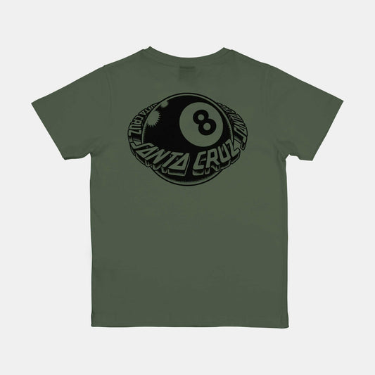 Santa Cruz Youth Winkowski Eighth Planet T-Shirt Dark Moss