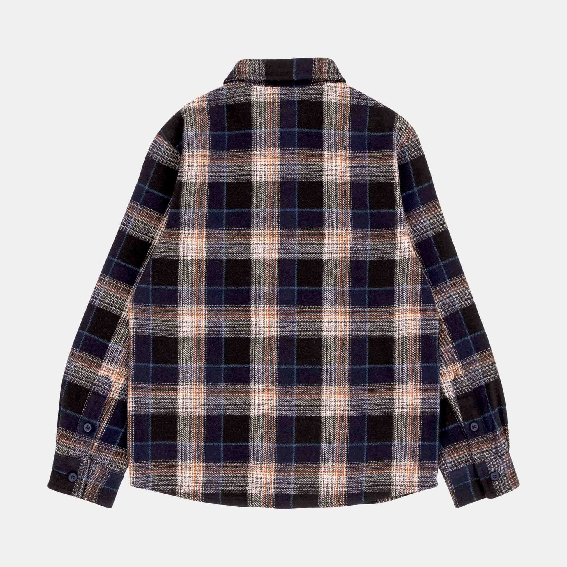 Santa Cruz Youth Chopper LS Shirt Navy Check