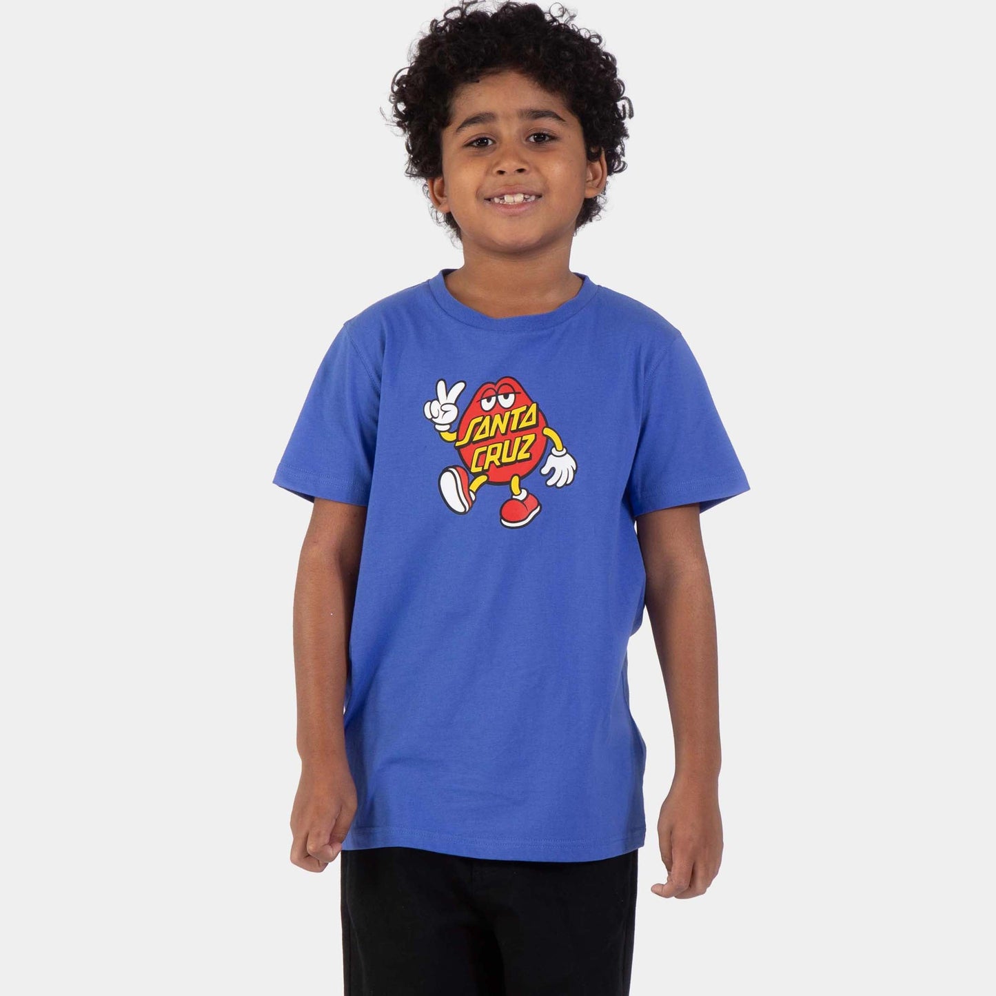 Santa Cruz | Youth Dot Guy Tte T Shirt Sapphire