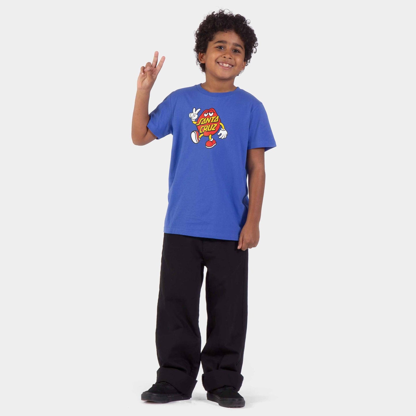Santa Cruz | Youth Dot Guy Tte T Shirt Sapphire