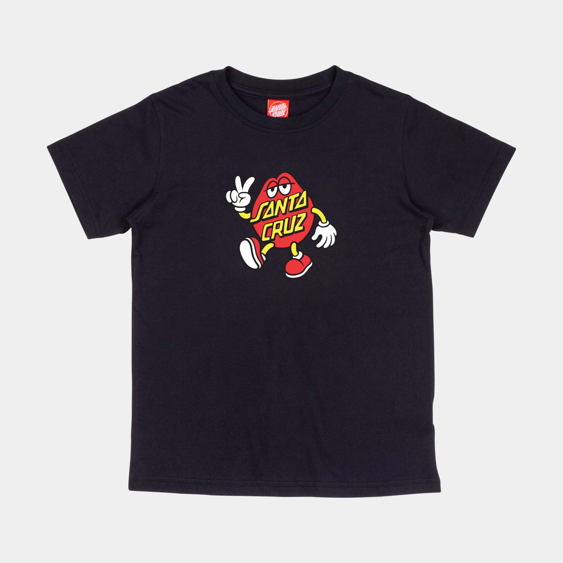 Santa Cruz | Youth Dot Guy Tte T Shirt Black