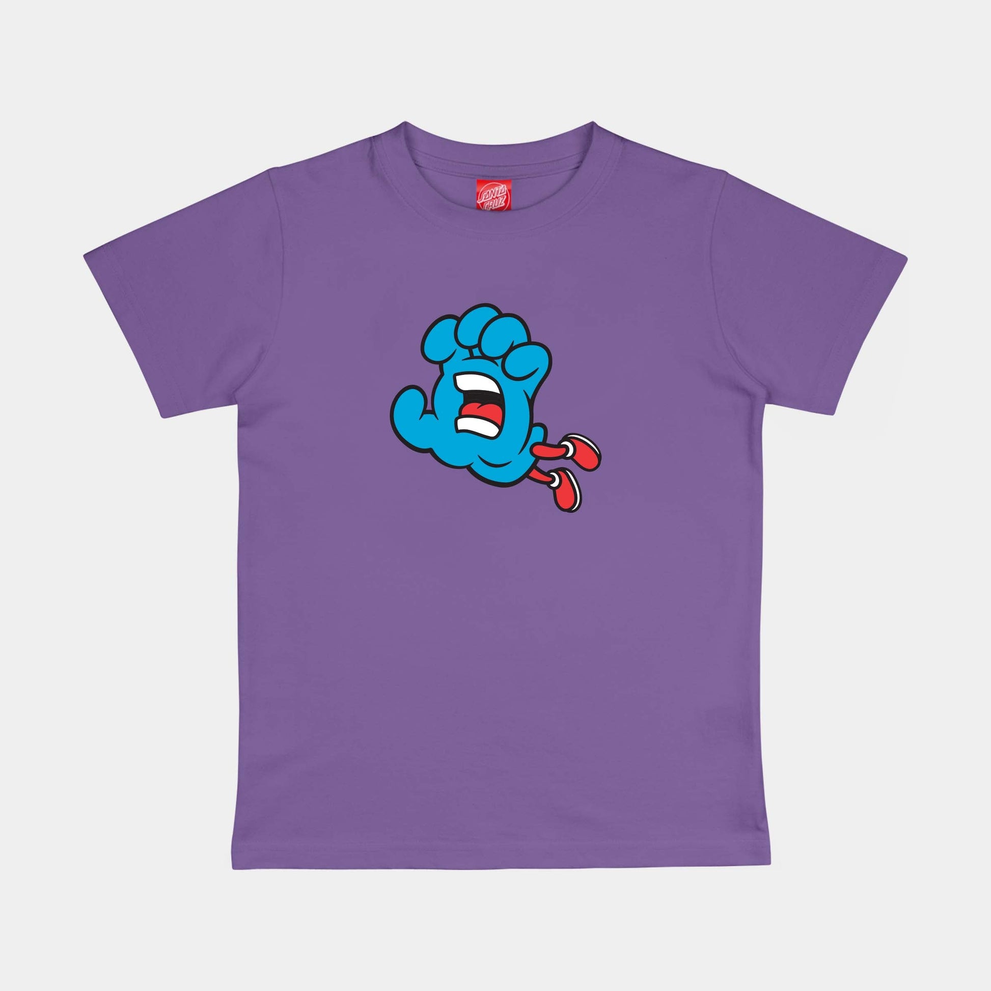 Santa Cruz | Youth Hand Dude T Shirt Fresh Purple