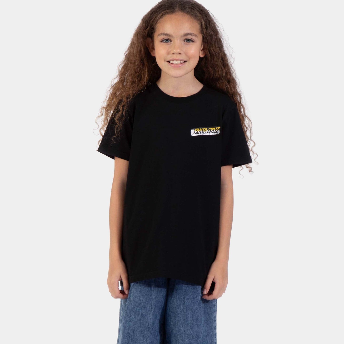 Santa Cruz | Youth Damaged Hand T Shirt Black
