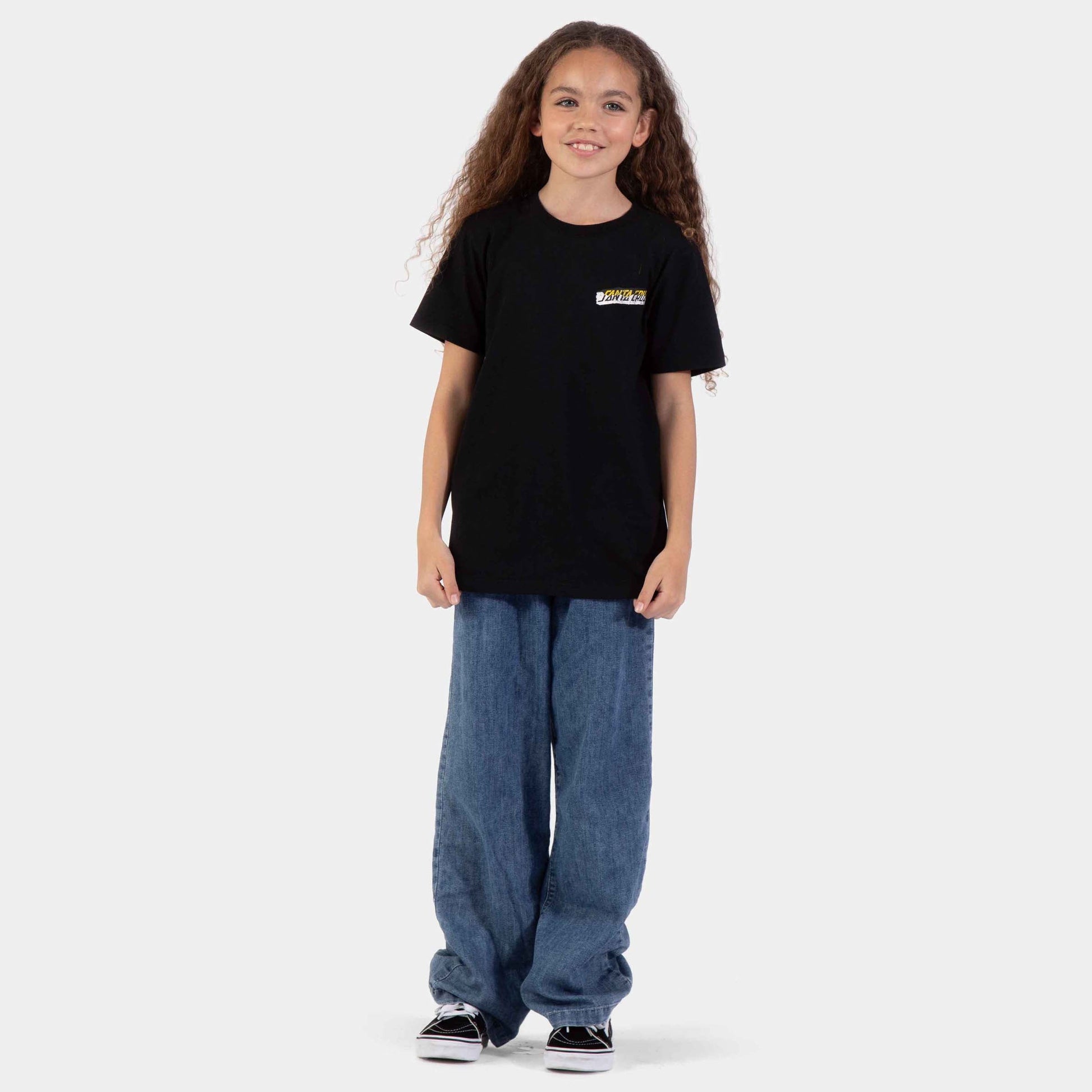 Santa Cruz | Youth Damaged Hand T Shirt Black
