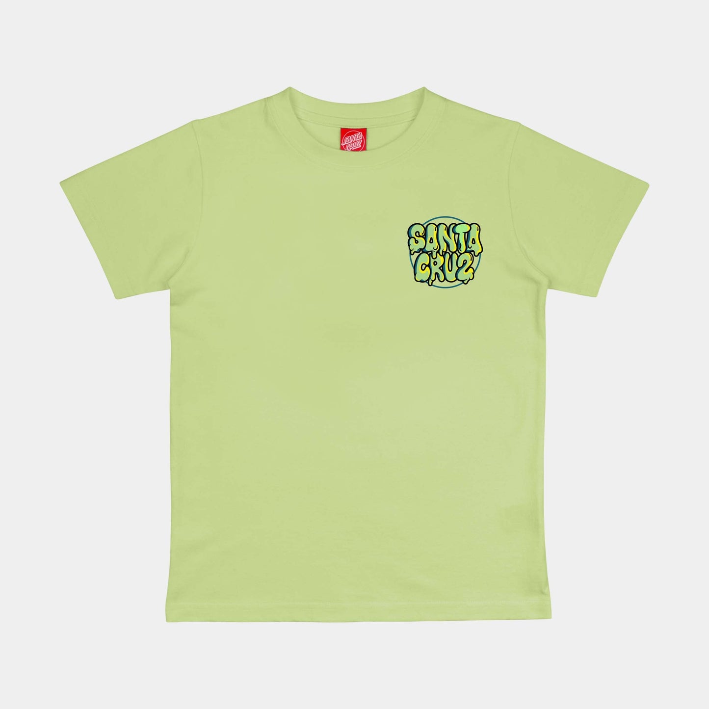 Santa Cruz | Youth Slime Balls Accelerator T Shirt Green Glow