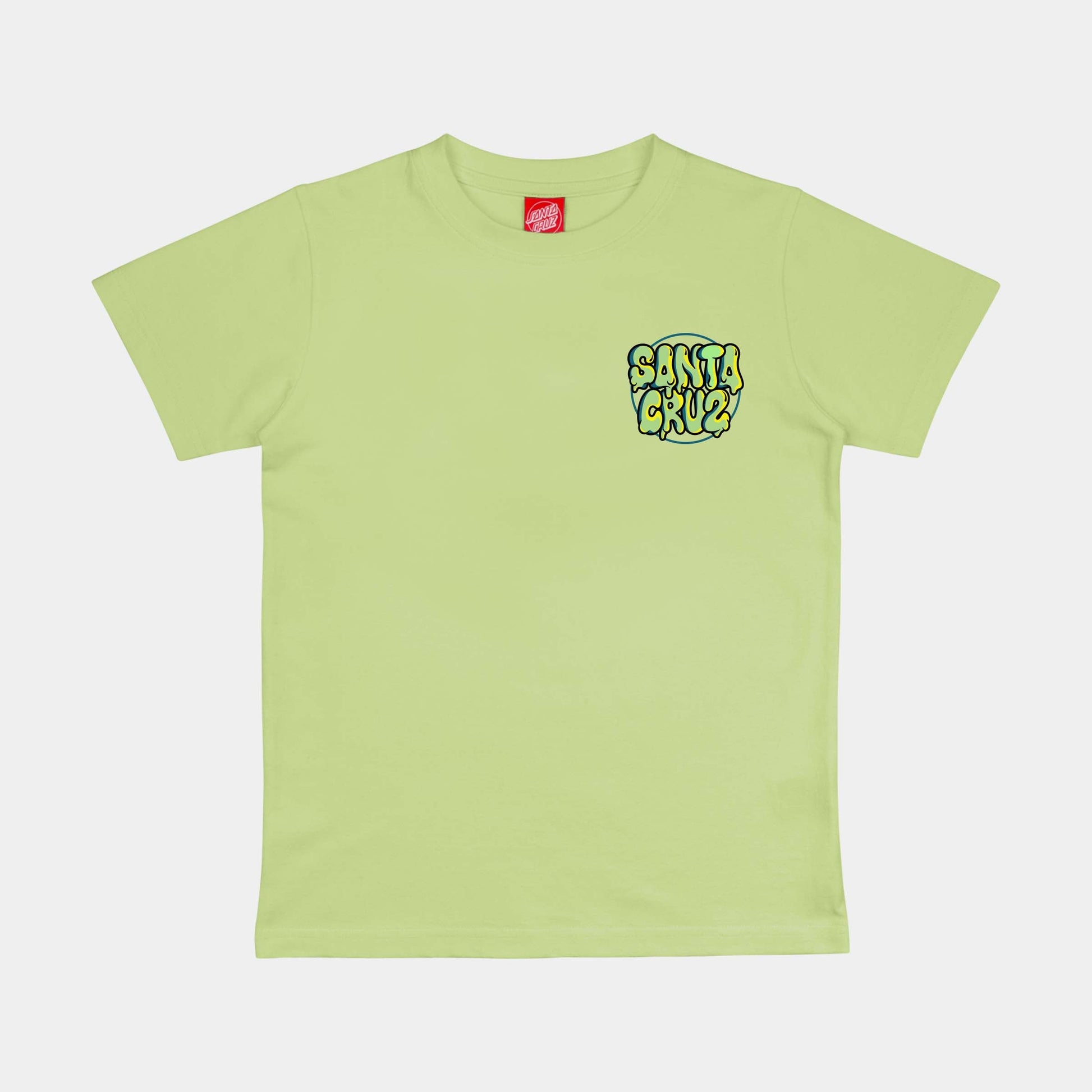 Santa Cruz | Youth Slime Balls Accelerator T Shirt Green Glow