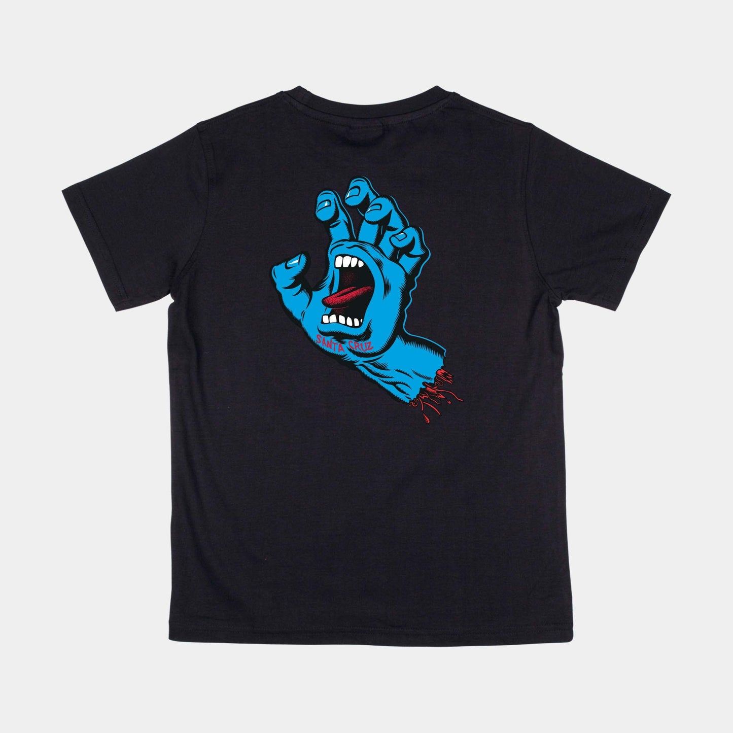Santa Cruz | Youth Screaming Hand Chest T Shirt Black