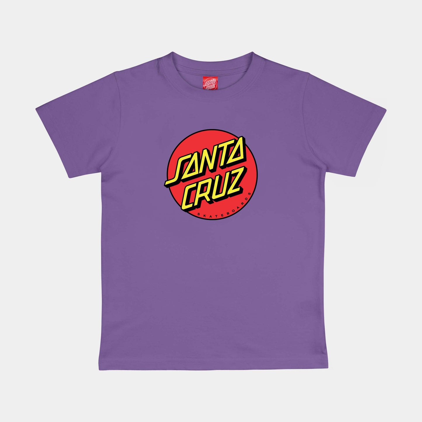 Santa Cruz | Youth Classic Dot T Shirt Fresh Purple
