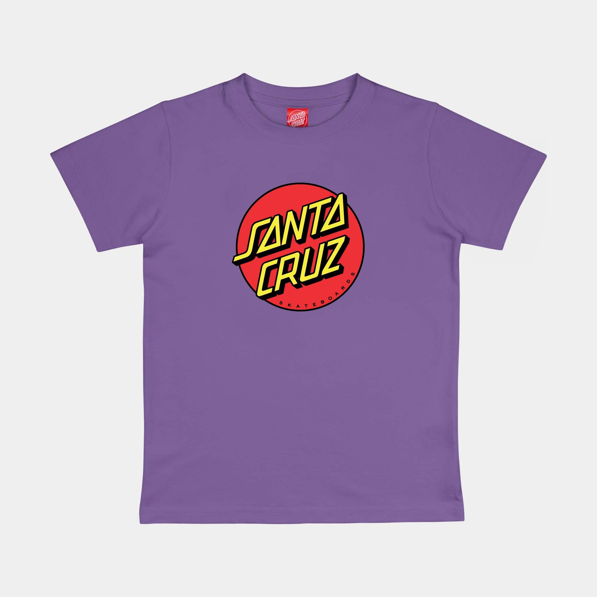 Santa Cruz | Youth Classic Dot T Shirt Fresh Purple