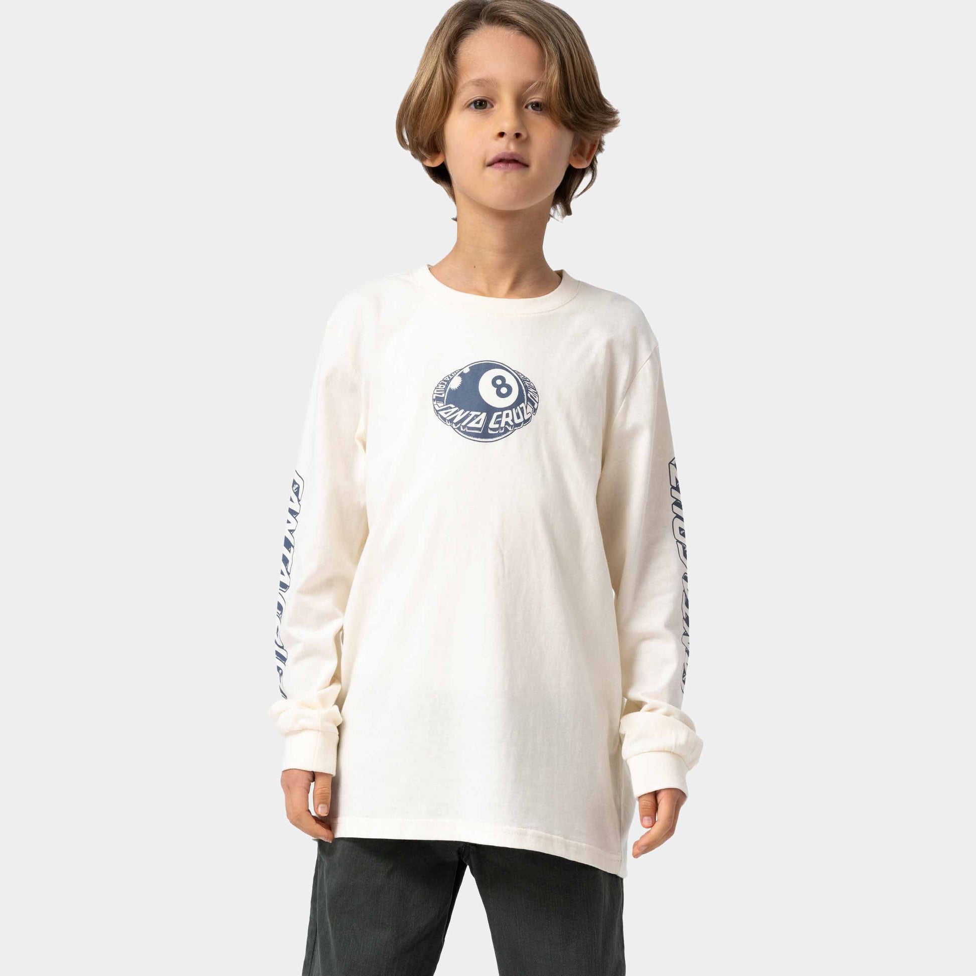 Santa Cruz Youth Winkowski Eighth Planet L/S T-Shirt Unbleached Cotton