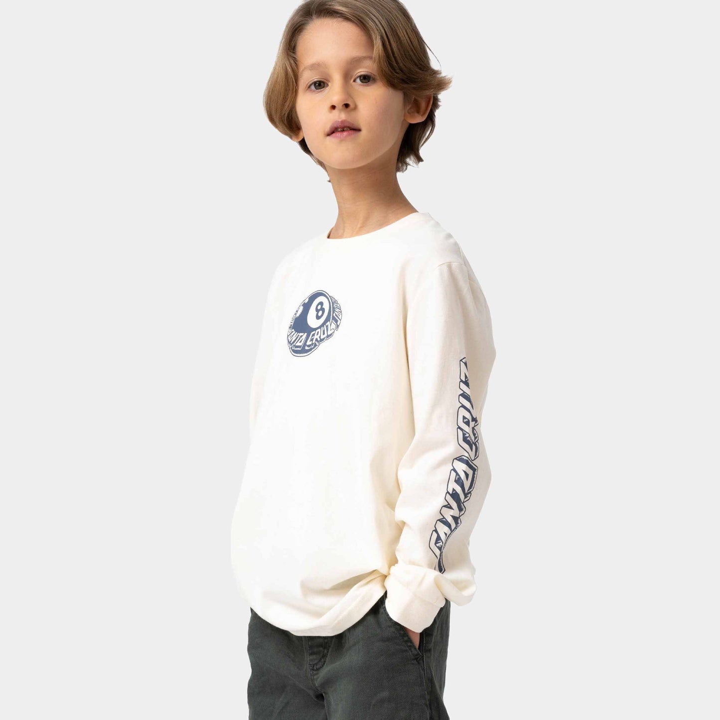 Santa Cruz Youth Winkowski Eighth Planet L/S T-Shirt Unbleached Cotton