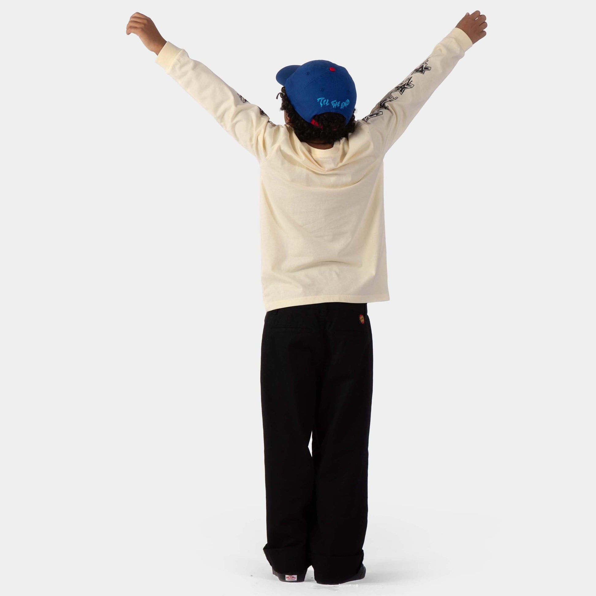 Santa Cruz | Youth Pay Off Strip Long Sleeve T Shirt Wax Paper